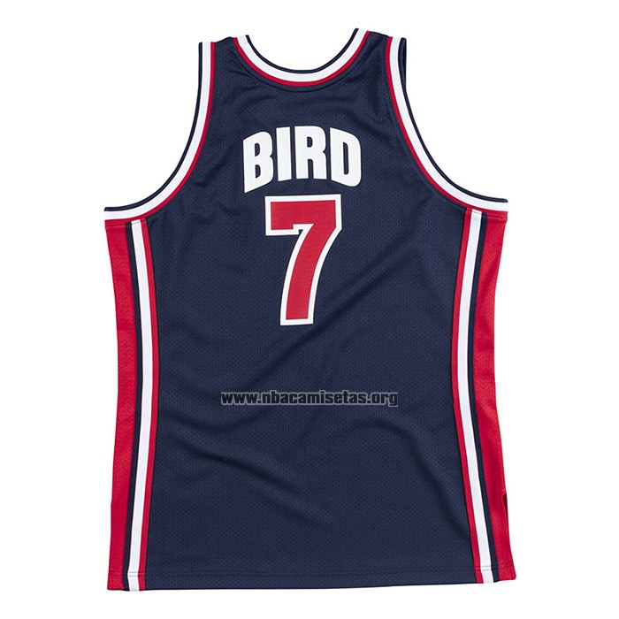 Camiseta USA 1992 Larry Bird NO 7 Negro
